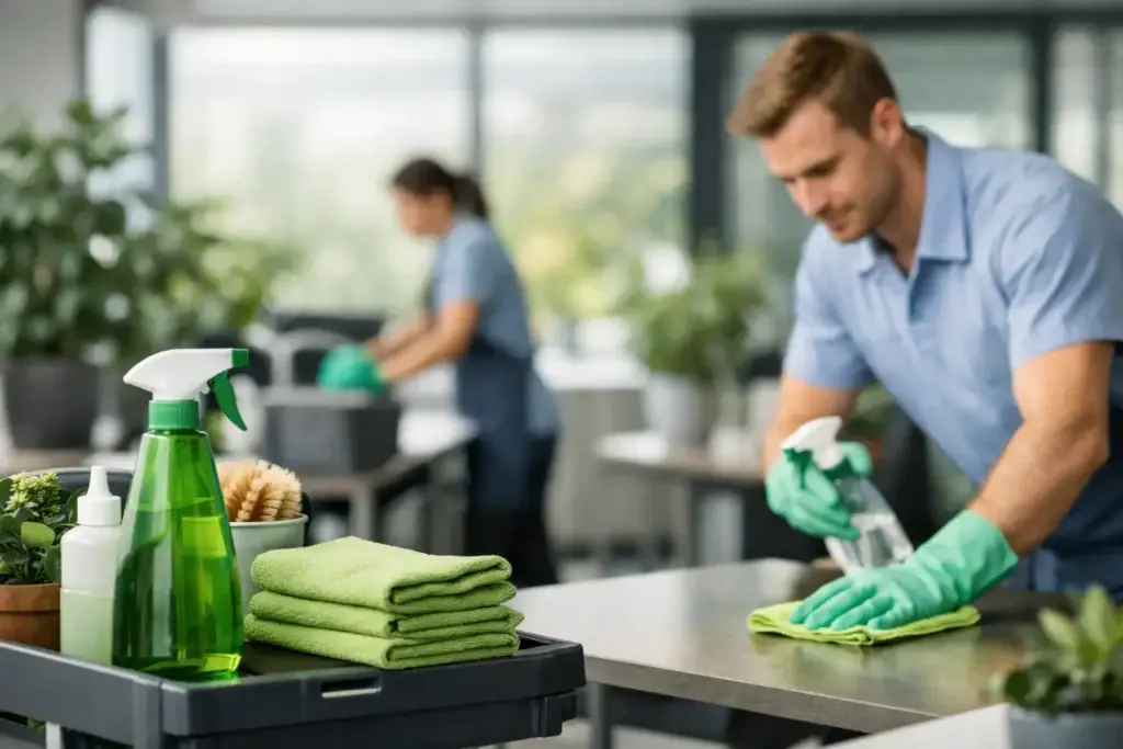 Miljørigtig erhvervsrengøring der virker